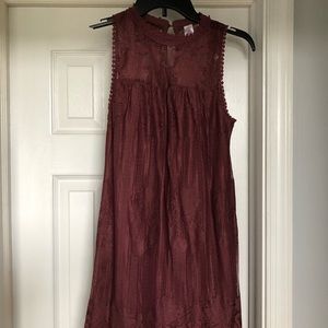 Lace baby doll dress